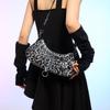 Internet Celebrity Leopard Print Underarm Bag 2025 New Korean Version Fashion Retro Shoulder Bag Ins Women Messenger Dumpling Bag Pu