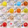 12-Inch Animal Print Latex Balloons with Dog Paw and Smiley Face Design
