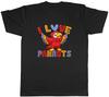 I Love Parrots Tropical Bird Mens T-Shirt Tee Gift Top
