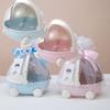 Baby Full Moon Cradle Hand Gift Box Round Flip Cover 100 Days Banquet Birthday Wedding Candy Storage Gift Box Cosmetics Storage