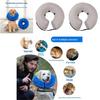 Inflatable Dog Collar With Pvc Material For Pet Wound Protection And Grooming Comfort
