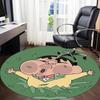 1pc Crayon Shin-chan Office Round Area Rug, Under Office Chairs Bedroom Living Room Home Decor  a1022147