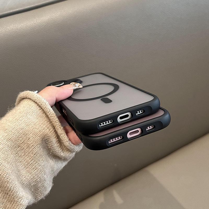 Husă Mată cu Încărcare Magnetică iPhone 17 Pro Max Acoperire Completă Anti-Cădere