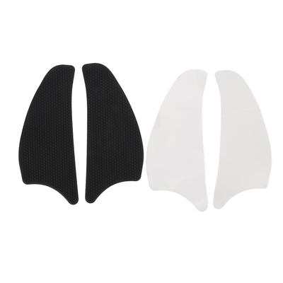 2 Stück Gummi Tank Traktionspad Seite Gas Kniegriff Schutz Motorrad Umbau Ersatz für VERSYS1000Schwarz