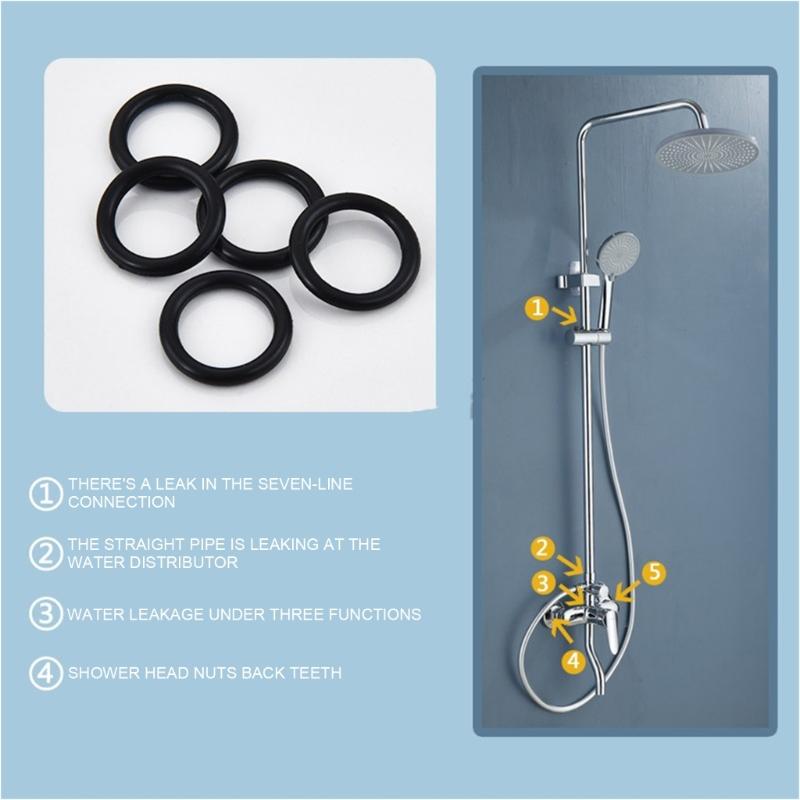 Faucet Leakproof Sealing Gasket, Faucet Rubber Gasket Sealing Rings Rubber Gasket, Sealing Gasket for Faucets