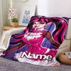 Custom Name Bold Beautiful Character Design Party Blanket For Couch Bed Plush Cozy Fuzzy Blanket Super Soft Warm Blankets For Fall And Winter 091636