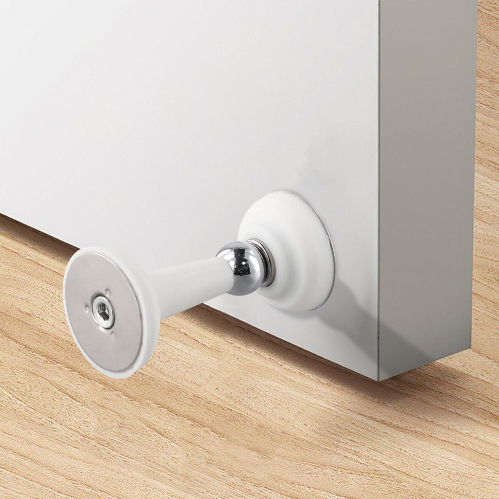 Uchwyt do drzwi Silikonowy Przyssawka Podłogowa Magnetyczny Stoper do drzwi