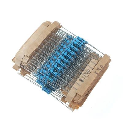 1/2 W, 0,5 Watt, 1 % Widerstandssatz, 0,1 R – 750 R Ohm, 1 K – 820 K Ohm, Metallschichtwiderstands-Widerstandssortiment, 30 Sorten, je 10 Stück