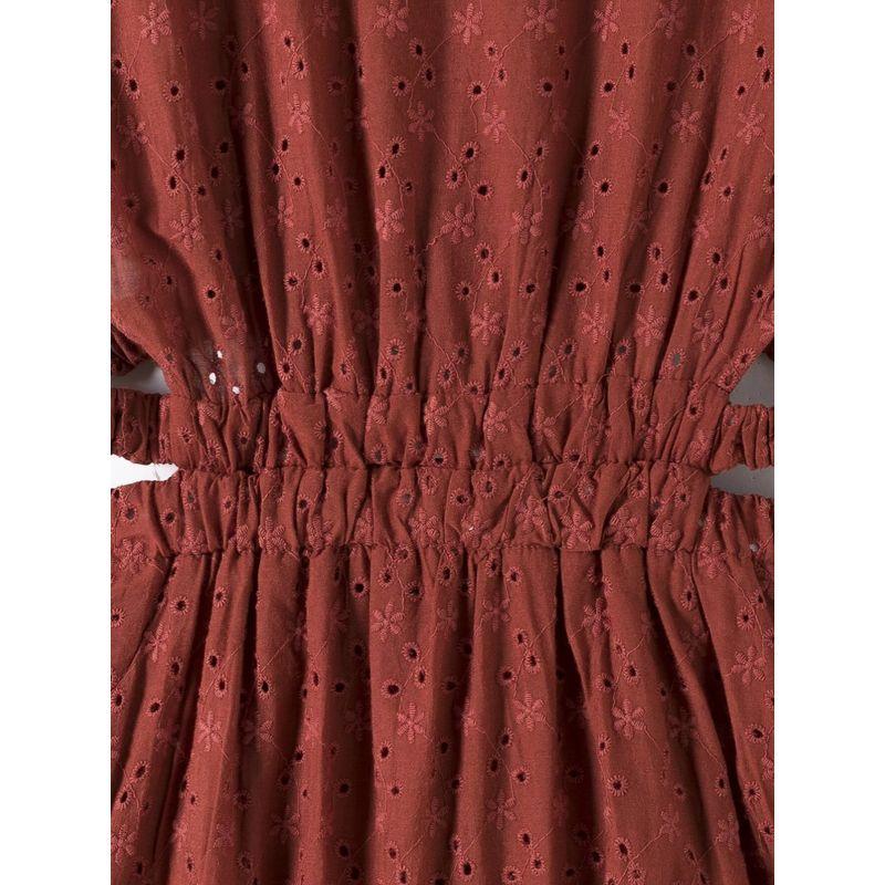 Women's Kaslead New Casual Dress Embroider