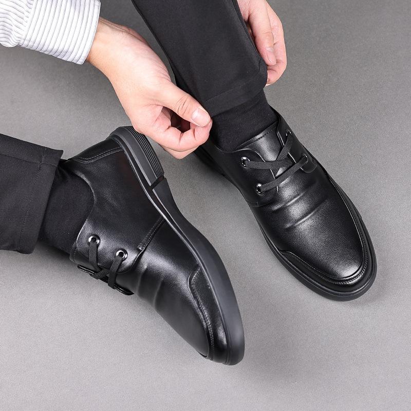1090 manufacturers men's leather daily outer wear business shoes non-slip and wear-resistant soft-soled casual leather shoes