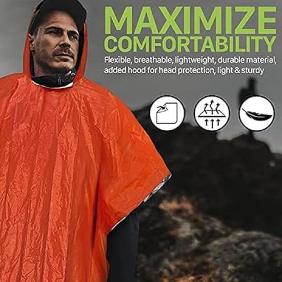 Thermal Insulation Disaster Convenient Portable Privacy Blindfold Survival Cold Weather Heat Shield Evacuation Disaster Earthquake Disaster