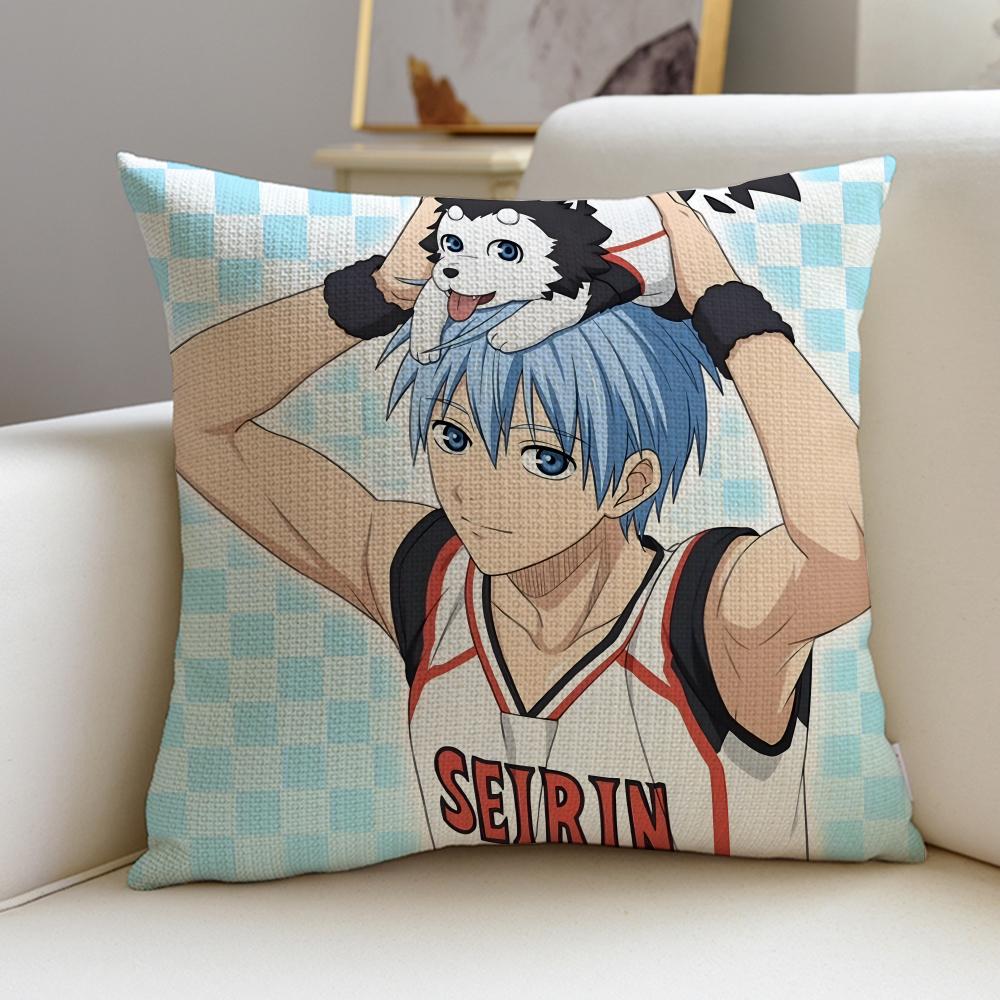 Dynamic KKuroko No BasketS Cushion Cover Breathable and skinfriendly linen pillowcase square removable and washable cushion