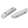2Pcs Bass Thumb Rest Metal Fatigue Relieving Guitar Finger Rest for Performers Bands Silver