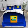 Completo Lenzuola Top Geometry Dash Set Letto Stampato Con Federa Copripiumino Letto Morbido Singolo Matrimoniale Queen Super King Size Camera da Letto