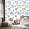 Planes and Balloons Wallpaper for Living Room and Bedroom 50x1000