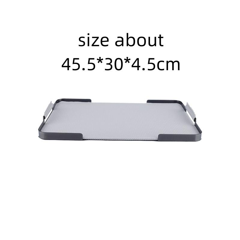 

Metal Decorative Tray Rectangular Leather Tray Creative Home Decorations Living Room Storage Supplies Coffee Table Organizer