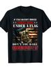 Veterans Coming Home Under Flag Don't Disrespect T-shirt