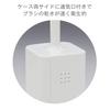KOKUBO Kawark Toilet Brush with Case White Water Splash Resistant Made in Japan