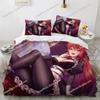 3D Print Kawaii Anime Sexy Girl Bedding Set Duvet Cover Bed Set Quilt Cover Pillowcase Comforter King Queen Size Boys Adult9639