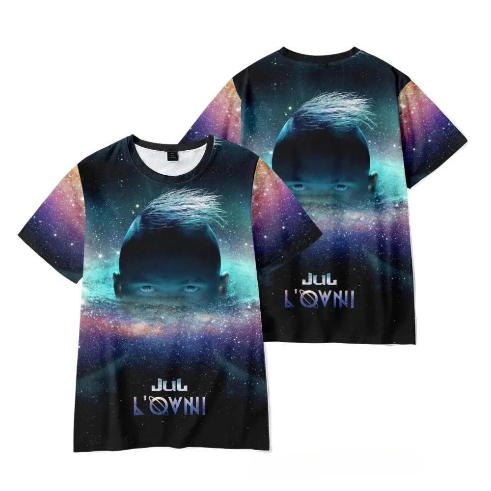 Summer Kids Clothes Adults Hip Hop Trend Short Sleeve Tees Tops Oversized Streetwear Popular Rapper JuL New Album 3D PT-Shirts