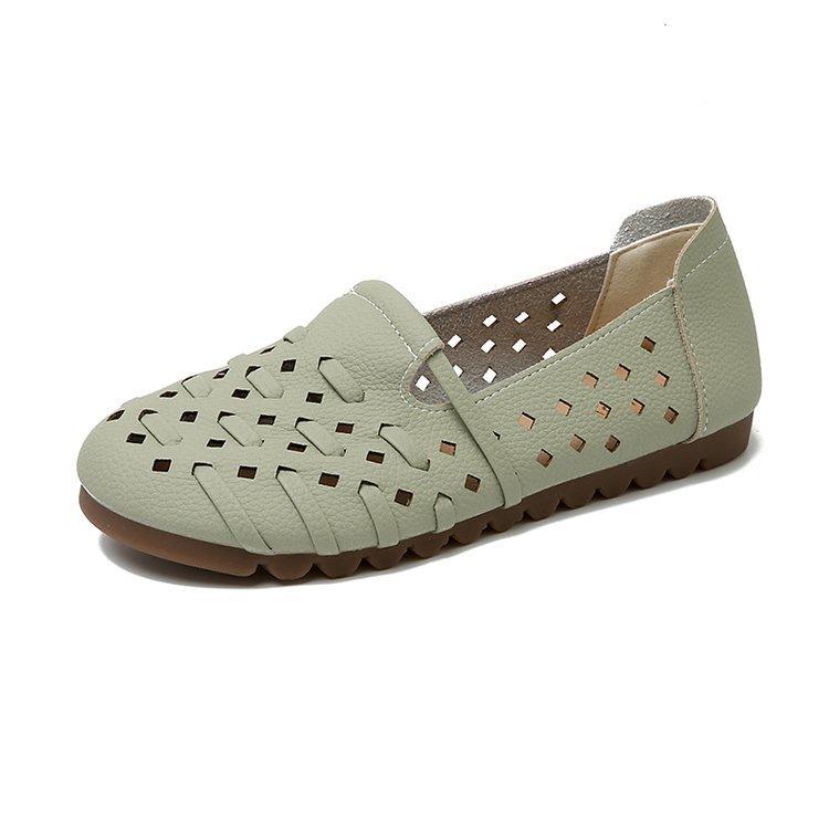 

Ladies New Summer Soft-soled Breathable Casual and Comfortable Mother Shoes 35 зелений