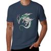 Emerald Dragon Tshirt Basic Solid Color Casual Tee Shirt
