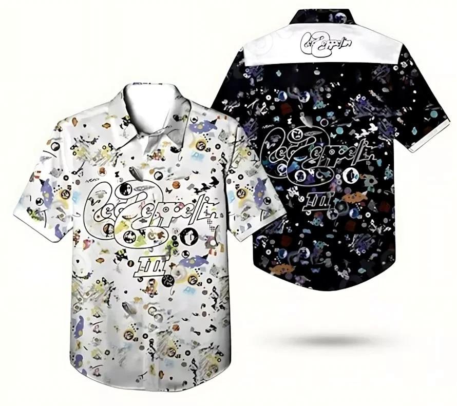 Led Zeppelin Iii Album Cover Hawaiian Shirt Unisex T-Shirt XL