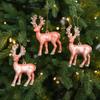 Christmas Alien Painted Ornament Set with Tree Top Star