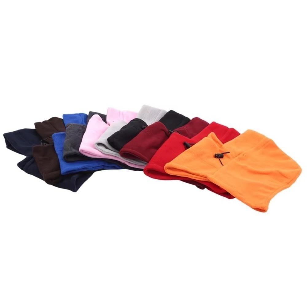 Windproof Neck Warmer Hooded Design Face Mask New Fleece Balaclava  For Women Men