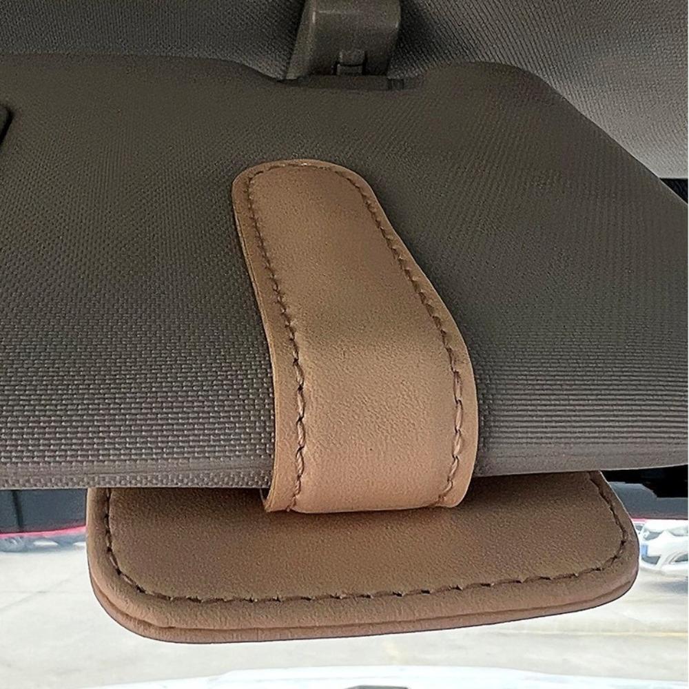 Universal Car Sunglasses Holder Portable Sun Visor Storage Bracket Auto Glasses Clip  Car Interior