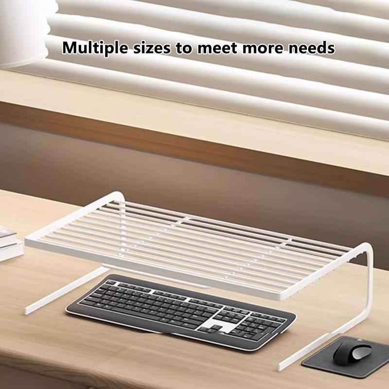 Computer Monitor Stand Bracket Pc Screen Rack Laptop Cooling Holder Desktop Keyboards Mouse Storage Organizers For Macbook
