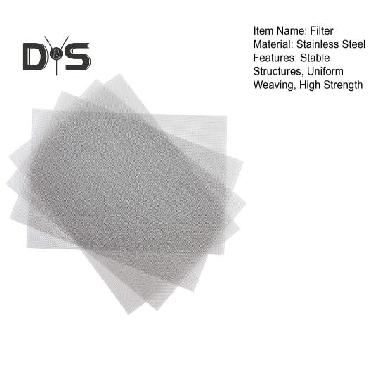 4 Stück weit verbreitetes Lüftungsgitter, hochfest, universell, 1 mm Löcher, quadratisches Drahtgeflecht