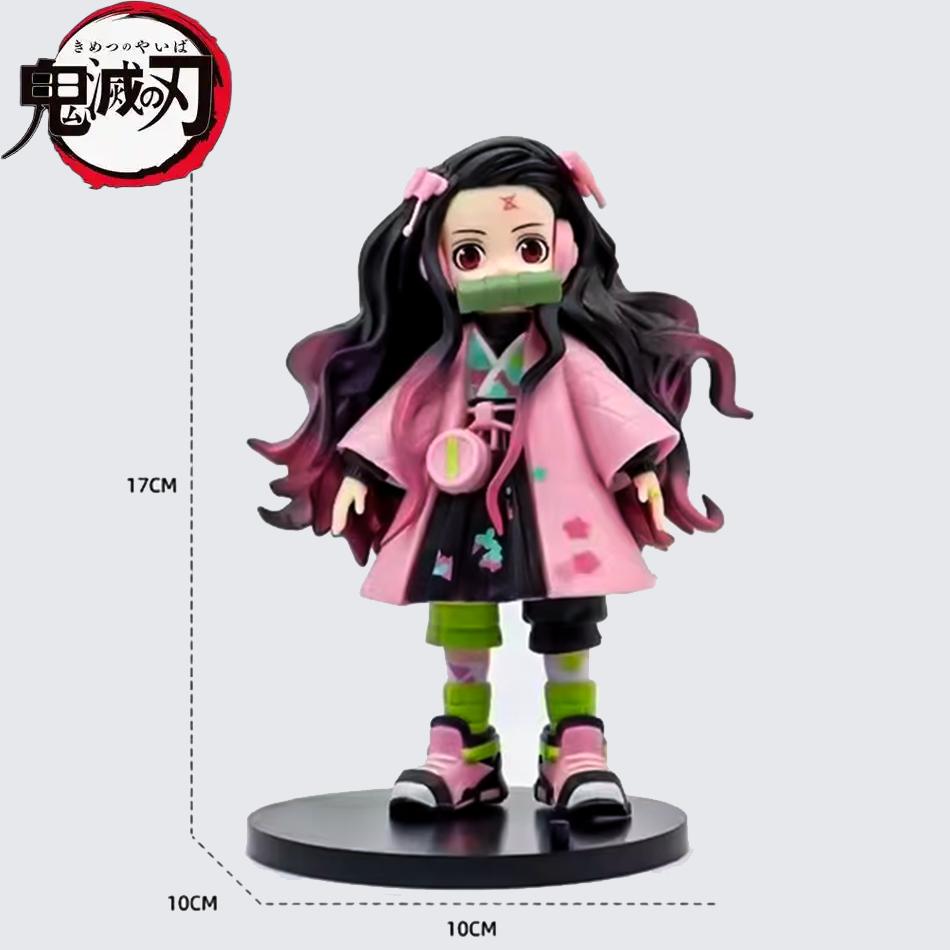 Demon Slayer Anime Action Figure Nezuko PVC Model Toys Kimetsu No Yaiba Warriors Action Figure Model Toys