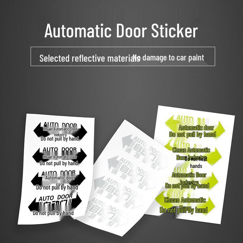Honda Odyssey Automatic Door Warning Stickers - Elysion GL8 Electric Door Decorative Decals