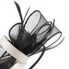 Natural Feather And Mesh Hair Accessory For Weddings Parties Comfortable Secure Fit Elegant Dance Headpiece