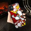 Anime B-Bloody Bunny For IPhone 16 15 14 Plus 13 12 11 Pro Max X XS MAX Translucent Matte Shockproof Cover