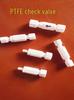 PTFE One-Way Teflon Check Valve - Corrosion, Acid, Alkali & Ozone Resistant
