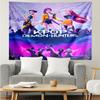 Kpop Hunter Tapestry for Bedroom Aesthetic Classroom Tapestries Wall Hanging for Living Room Dorm Office,Ideal Creative Gift