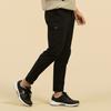 CHALLENGER Men'S Essential Stretch Nylon Semi-Jogger Cargo Pants Black
