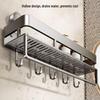 Bai Han Punch-Free Suction Cup Bathroom Corner Shelf