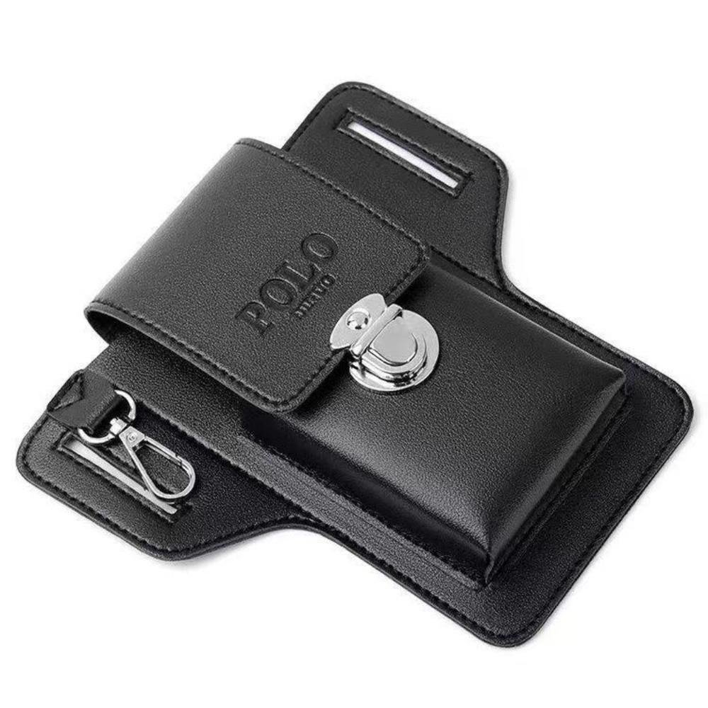 

Новая многофункциональная поясная сумка из ПУ, однотонная, поясная сумка для телефона, винтажная кожаная сумка, портативная сумка для карт