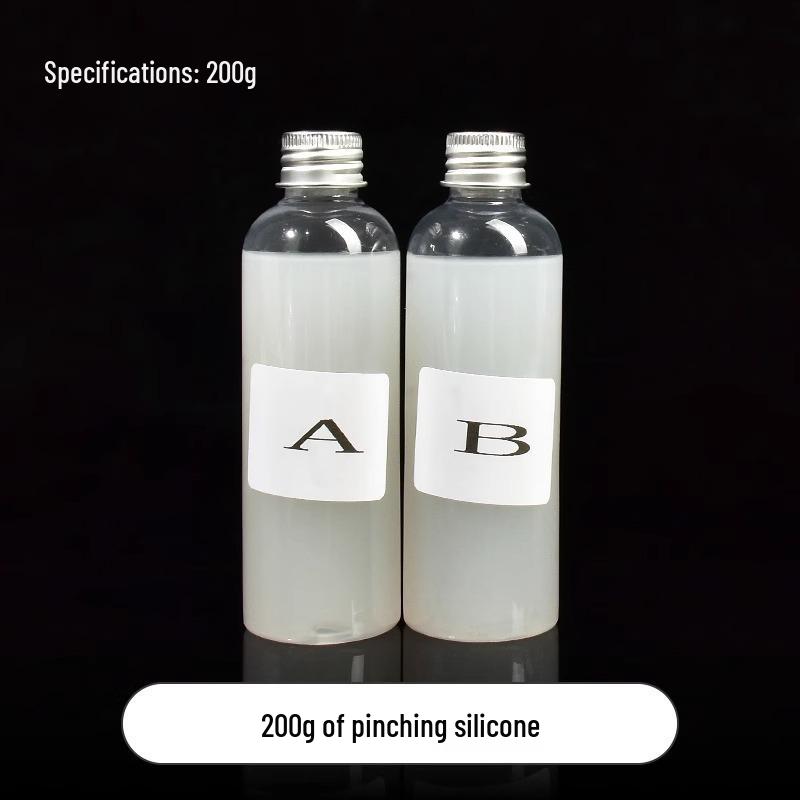 Set Jucării Adeziv Siliconic Epoxidic Super Moale cu Pudră Anti-Adezivă și Fulgi de Cocos Mochi DIY