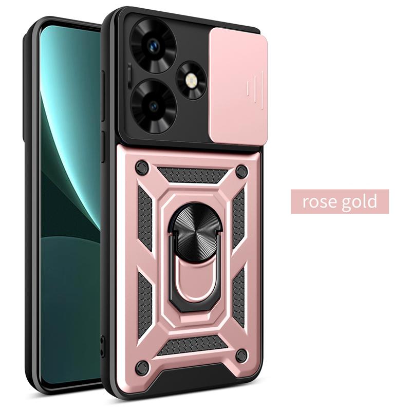 Armor Shockproof Phone Case For Infinix Hot 30 4G Case Camera Protect Ring Holder Back Cover For Infinix Hot 30i Hot30 I 30 Play