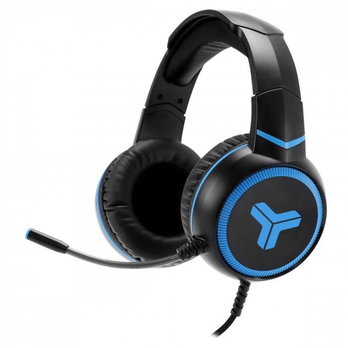 Casque Gaming - TNB - HY-100 - Filaire - Circum-aural - Noir/Bleu
