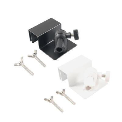 Solar Panel Gutter Mount with Adapter Adjustable Solar Bracket Easy Install Solar Mounting for Rings & Other Panels