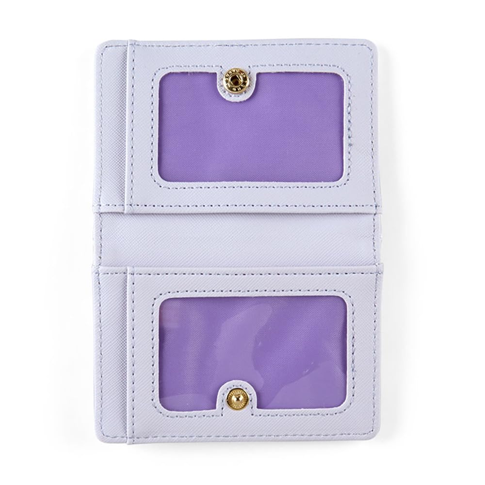 Sanrio Kuromi Card Case, Bi-fold ID Case, 7.5 x 10.5 x 1.5 cm, Perfect for New Life, Everyday Accessories, Character, 459097