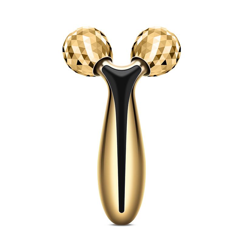 Rolling Face Massager with 3D Double Rollers Sculpting Tightening and Firming Beauty Tool KTY