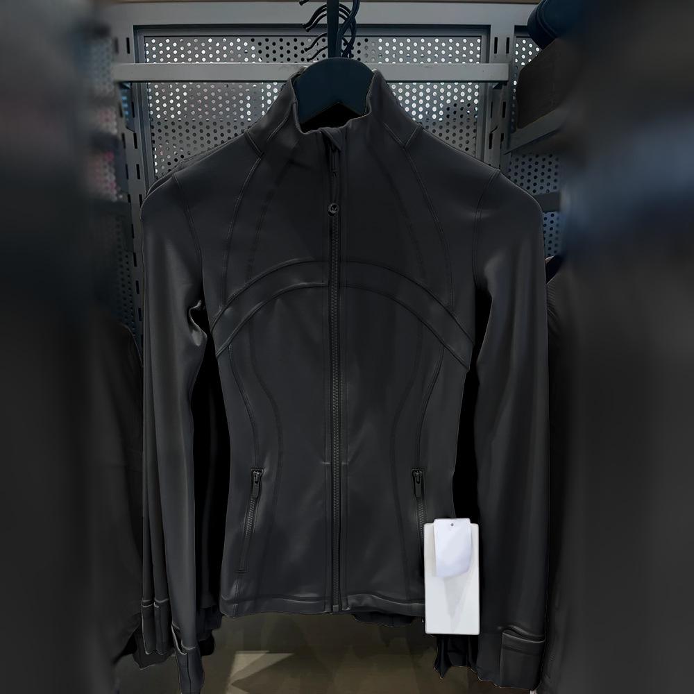 Women's New Stand Collar No Mesh Jacket – High Elastic, Moisture-Wicking, Slim-Fit Top
