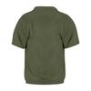 Men's Summer Solid Color Casual T-shirt Sports Breathable Zipper Collar Top