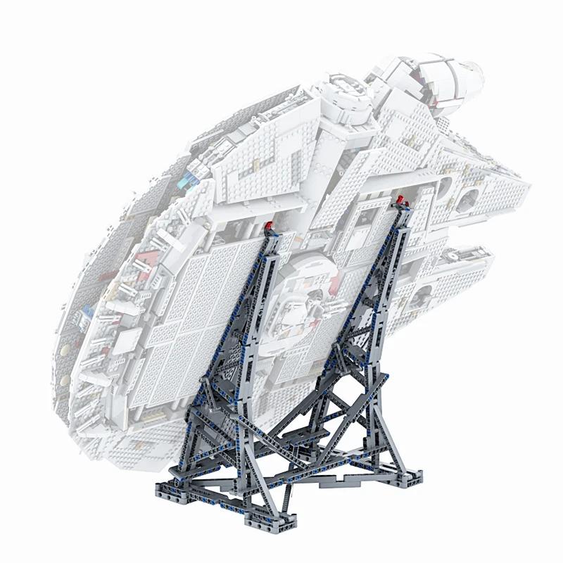 Display Stand For Building Blocks Kits Millennium Ship Falcon Compatible With 05132 Bricks 75192 Christmas Birthday Gifts
